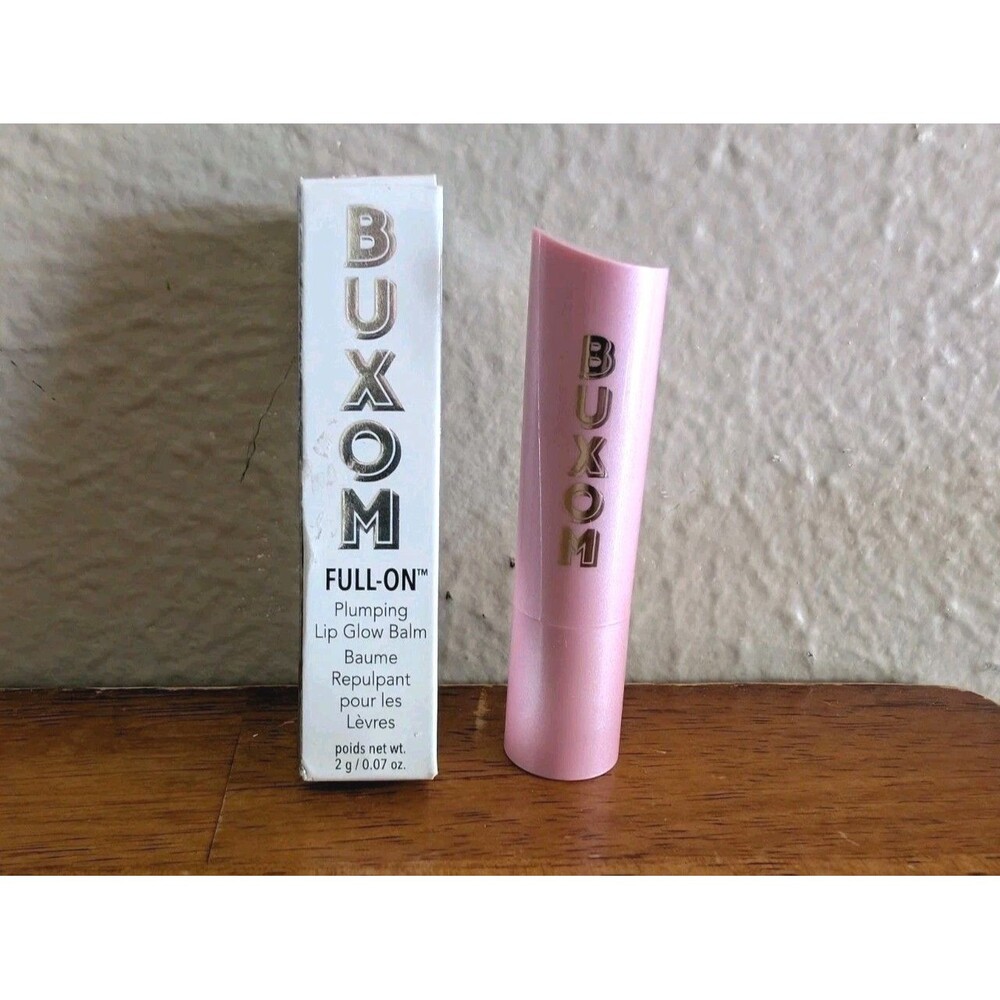 BUXOM FULL ON PLUMPING LIP GLOW BALM - RASBERRY GLAZE - NEW IN BOX - 0.17 OZ.
